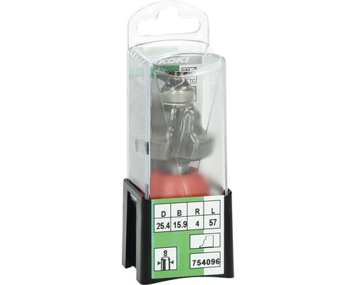 Nutfräser mit Kugellager in Verpackung