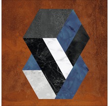 Abstraktes geometrisches Muster mit sechseckigen Formen