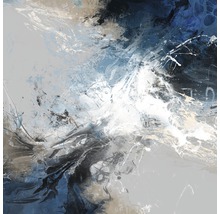 Abstraktes Gemälde mit malerischen Elementen