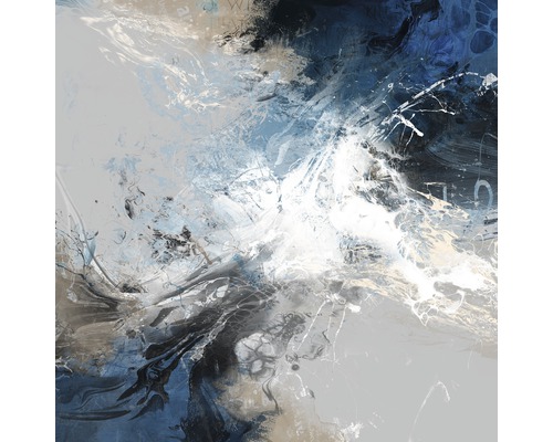 Abstraktes Gemälde mit malerischen Elementen