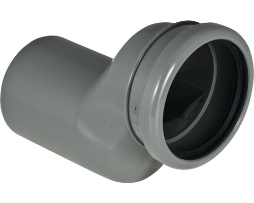 GEBERIT Anschlussstutzen für Wand-WC ø90 mm x 185 mm 5 cm etagiert 388.352.29.1 Geberit Abwasserrohrbogen 88,5 Grad aus Kunststoff