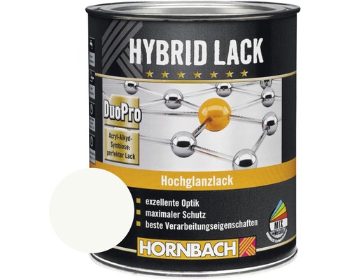 HORNBACH Buntlack Hybridlack Möbellack glänzend barytweiß 750 ml-0