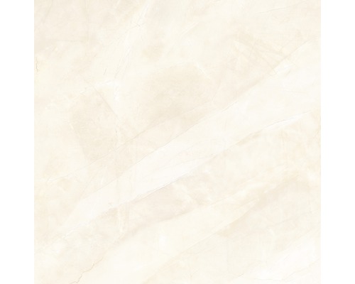 Beige Bodenfliese mit Marmoroptik