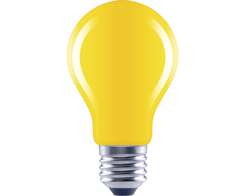 FLAIR LED Lampe A60 E27/4W gelb