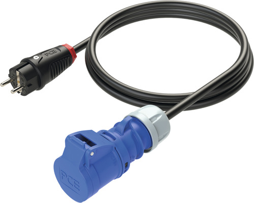 CEE-Adapter/Caravan-Adapter IP44 (3-poliger CEE-Stecker: 230V/16A, Steckdose:  230V/16A, für den