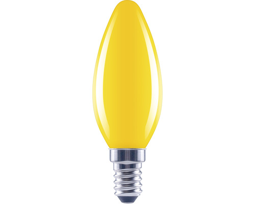 FLAIR LED Kerzenlampe C35 E14/2W gelb