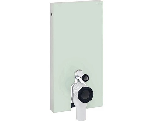 Sanitärmodul GEBERIT Monolith für Stand-WC 101 cm mit P-Anschlussbogen Wasseranschluss seitlich mint 131003SL5-0