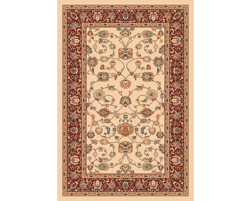 Teppich mit floralem Muster und Bordüre