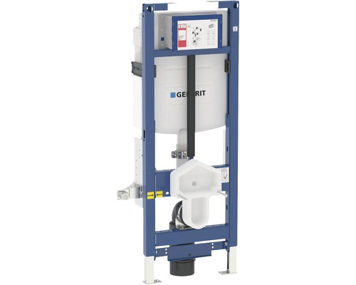 GEBERIT Vorwandelement Duofix für WC mit Sigma UP-Spülkasten 12 cm barrierefrei WC höhenverstellbar für Betätigung von vorne Bauhöhe 1120 mm 111.396.00.5 Geberit Spülkasten mit Rahmen zur Wandmontage