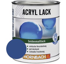 HORNBACH Buntlack Acryllack seidenmatt enzianblau 125 ml-thumb-0