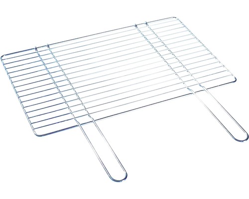 Buschbeck Grillrost Backofenrost Ofenrost Gitterrost Grillgitter Grillgitter für Grillkamin 54 x 34 cm Stahl silber-0