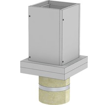 Furado F Fußelement für Betondecke mit Kugelfang und Wandfutter EW Ø150mm
