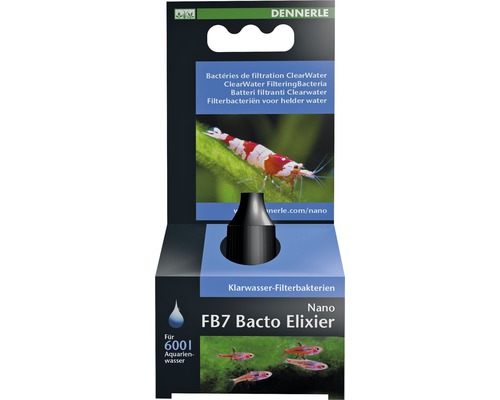 Filterbakterien Dennerle Nano FB7 Bacto Elixier 15 ml Dennerle FB7 Bacto Elixier Nano für klares Aquarienwasser