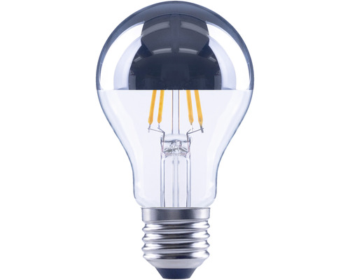 FLAIR LED Kopfspiegellampe A60 E27/4W(33W) 380 lm 2700 K warmweiß silber