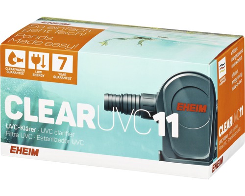 Verpackung eines Eheim Clear UVC 11 Wasserklärers