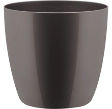 Übertopf elho Brussels Diamond Kunststoff Ø 18 H 17 cm grau