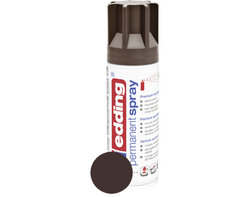 edding® Permanent-Spray schokoladenbraun matt 200 ml Edding Permanent Spraydose