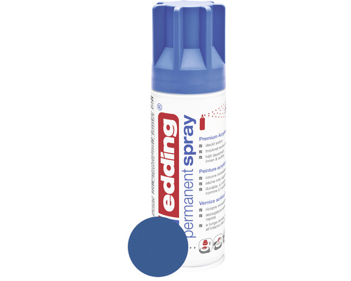 edding® Permanent-Spray enzianblau matt 200 ml-0