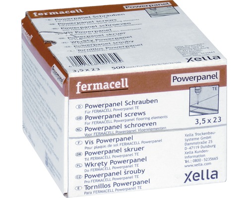 fermacell Powerpanel TE Schrauben 3,9 mm x 23 mm Pack = 500 St Fermacell Powerpanel Schrauben, 3,5 x 23