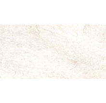 Feinsteinzeug Wand- und Bodenfliese Quarzite Blanco 32 x 62,5 x 0,9 cm-thumb-0