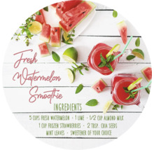 Frischer Wassermelonensmoothie mit Zutaten
