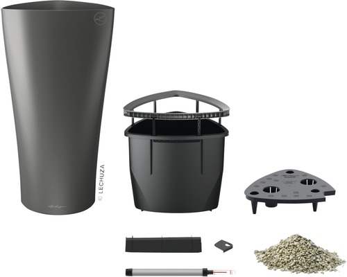 Lechuza Classico Pflanzgefäß mit Bewässerungssystem und Zubehör