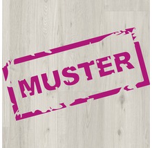 Muster-Stempel auf einem Holzboden