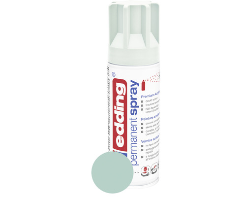 edding® Permanent-Spray mild mint (Mellow) matt 200 ml Edding Permanent Spraydose mit Farbbeispiel