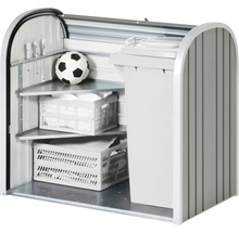 Mülltonnenbox biohort StoreMax 120, 117 x 73 x 109 cm, silber-quarzgrau-thumb-1