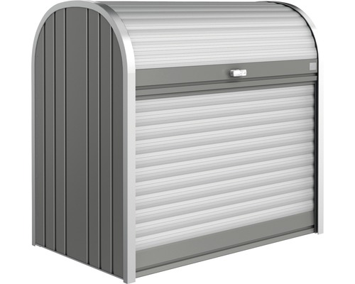 Mülltonnenbox biohort StoreMax 120, 117 x 73 x 109 cm, silber-quarzgrau