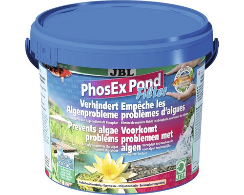 Algenvorbeugung JBL PhosEx Pond Filter 2,5 kg 5 l JBL PhosEx Pond Filter zur Algenbekämpfung im Eimer