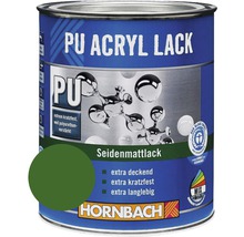 HORNBACH Buntlack PU Acryllack seidenmatt RAL 6002 laubgrün 125 ml-thumb-0
