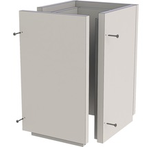 Montierter Badunterschrank mit Schrauben
