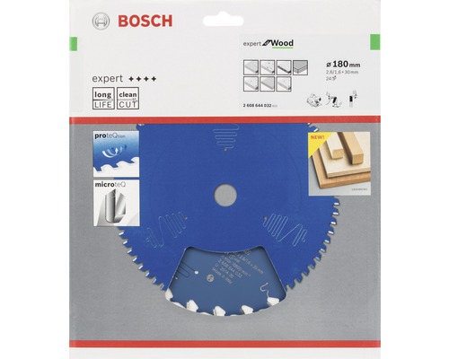 Bosch Expert Wood Kreissägeblatt, 180 Millimeter Durchmesser