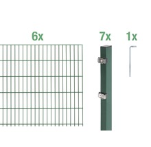 Doppelstabmatten-Set ALBERTS 6/5/6 1200 x 100 cm grün-thumb-0