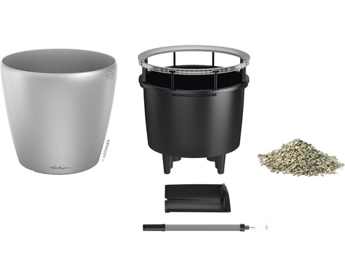 Lechuza Classico 21 Pflanzgefäß-Set mit Bewässerungssystem und Zubehör