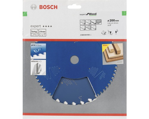 Bosch Expert Holzsägeblatt, 200 Millimeter Durchmesser