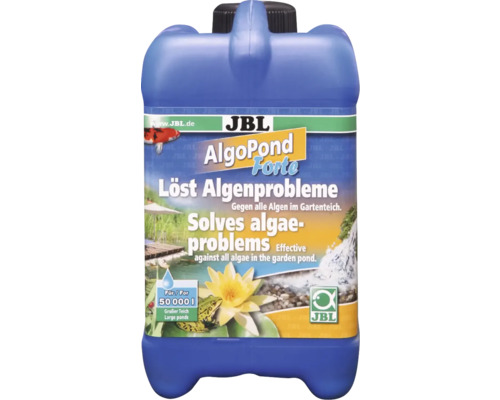 Algenvernichter JBL AlgoPond Forte 2,5 l JBL AlgoPond Forte Algenbekämpfungsmittel für große Teiche