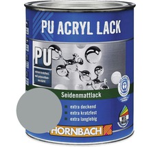 HORNBACH Buntlack PU Acryllack seidenmatt RAL 7001 silbergrau 125 ml-thumb-0