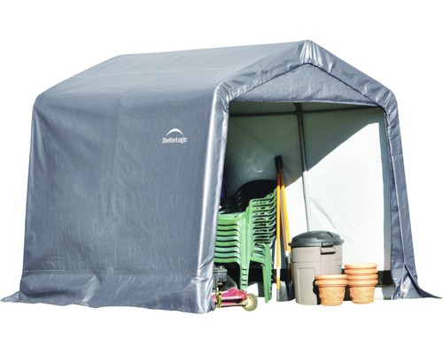 ShelterLogic Geräteschuppen mit Gartengeräten