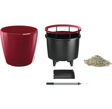 Blumentopf Lechuza Classico LS Ø 35 x H 33 cm rot inkl. Erdbewässerungsystem Pflanzeinsatz Substrat Wasserstandsanzeiger
