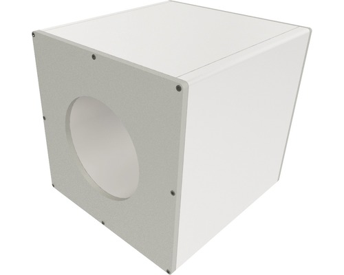 Lux-Nova Brandschutz-Wanddurchführung Baulänge 120mm für DW Ø150mm Weißer Katzenwürfel mit Loch als Katzenspielzeug