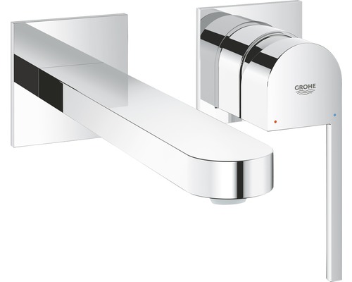 Mitigeur de lavabo GROHE Plus taille S chrome 32612003 avec bonde de vidage  - HORNBACH