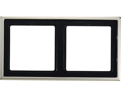Jung ES 2982 Abdeckrahmen 2-fach edelstahl LS990 Doppelrahmen für Schalter und Steckdosen