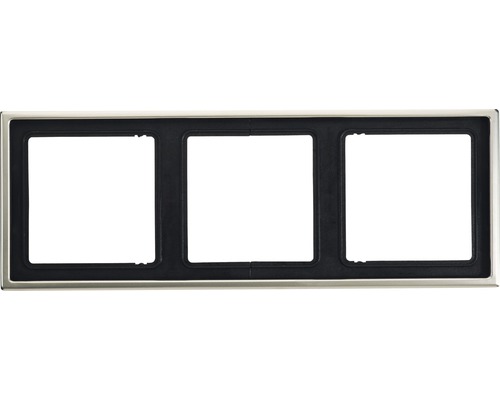 Jung ES 2983 Abdeckrahmen 3-fach edelstahl LS990 Dreifachrahmen für Schalter und Steckdosen