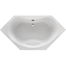 Eckbadewanne aus Acryl, Aufsicht