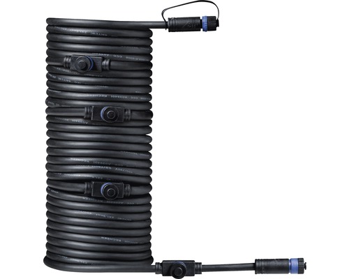 Paulmann Plug & Shine Kabel IP68 1in-5out schwarz 10 m