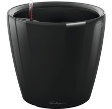 Blumentopf Lechuza Classico LS Ø 50 x H 47 cm schwarz inkl. Erdbewässerungsystem Pflanzeinsatz Substrat Wasserstandsanzeiger