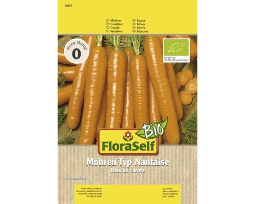 FloraSelf Möhren Typ Nantaise Samenpackung