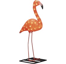 LED Leuchtfigur Konstsmide Flamingo außen und innen 45x65x16 cm bernstein-thumb-1
